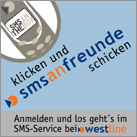 klicken und sms an Freunde schicken