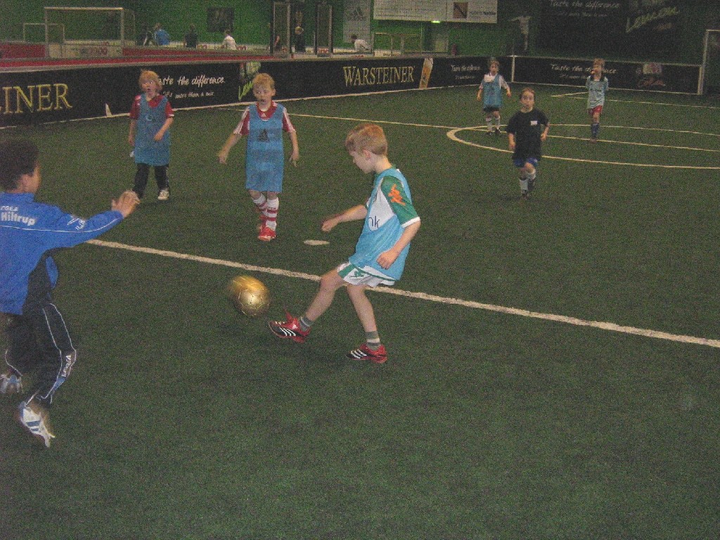 Gelungenes Trainingsspiel der U8 in der Soccerhalle!