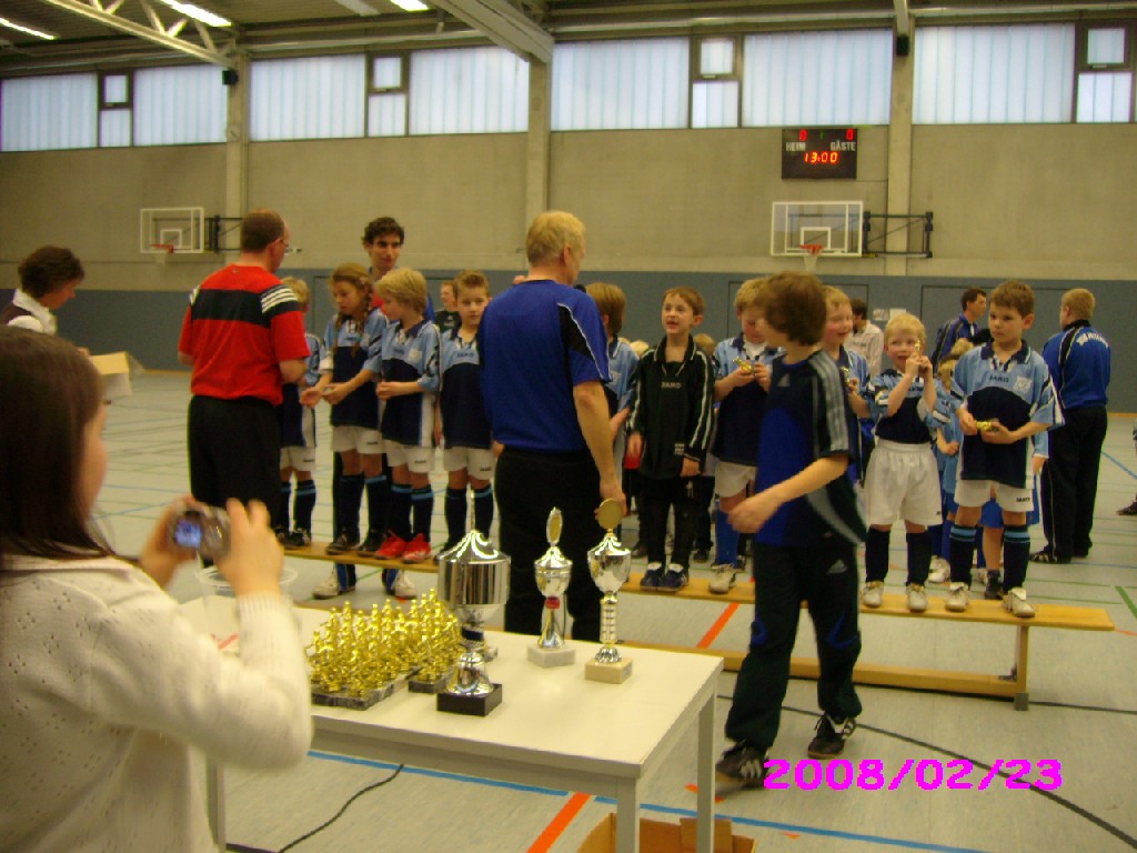 U7 (Minis,G)Turnier in der Halle Mitte am 16.3.2008