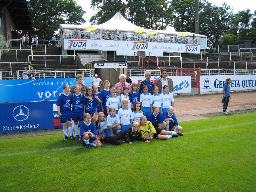 Erstes Highlight für unsere Fußball-Mädchen