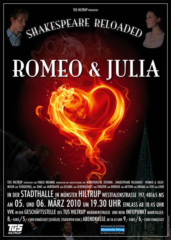 ROMEO & JULIA – Shakespeare reloaded: TuS Hiltrup feiert im März Musical-Premiere