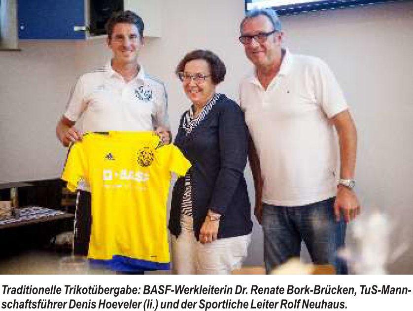 Tradition weiter fortgesetzt
BASF Coatings stattet Westfalenligist TuS Hiltrup mit neuen Trikots aus
