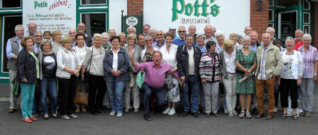 Jahresausflug der Boulegruppe zur Pott`s-Brauerei nach Oelde