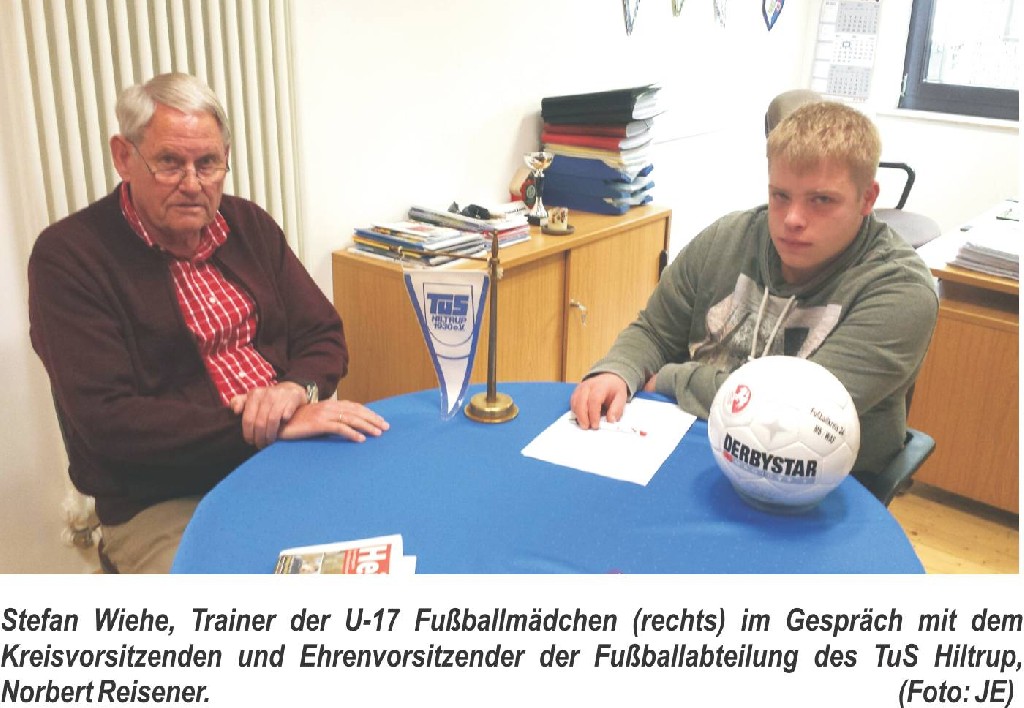 Interview mit Norbert Reisener, Vorsitzender des Kreises Münster im Fußball- und Leichtathletik-Verband Westfalen e.V.