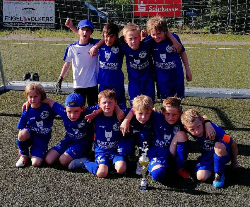 U8-2 gewinnt das "Kleine Helden - große Taten" Turnier in Telgte