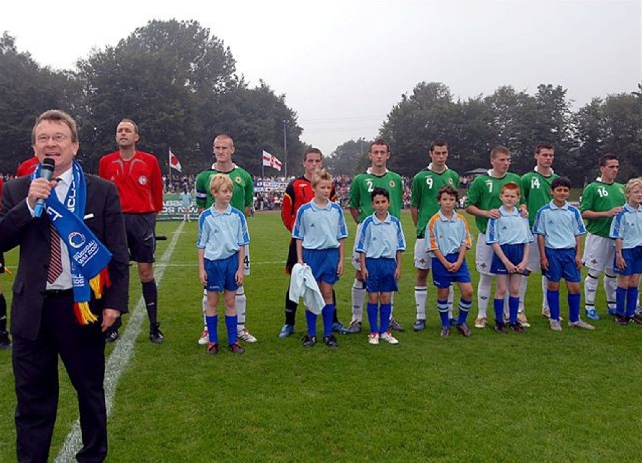 September 2006: WM-Spiel in Hiltrup vor 4300 Zuschauern