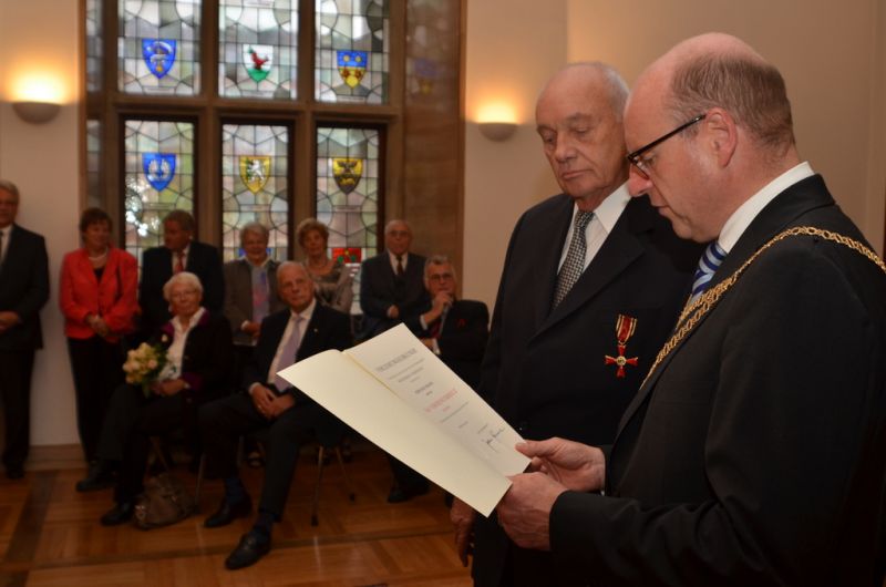 Rückblick in das Jahr 2012: Bundesverdienstkreuz für Rolf Branse
