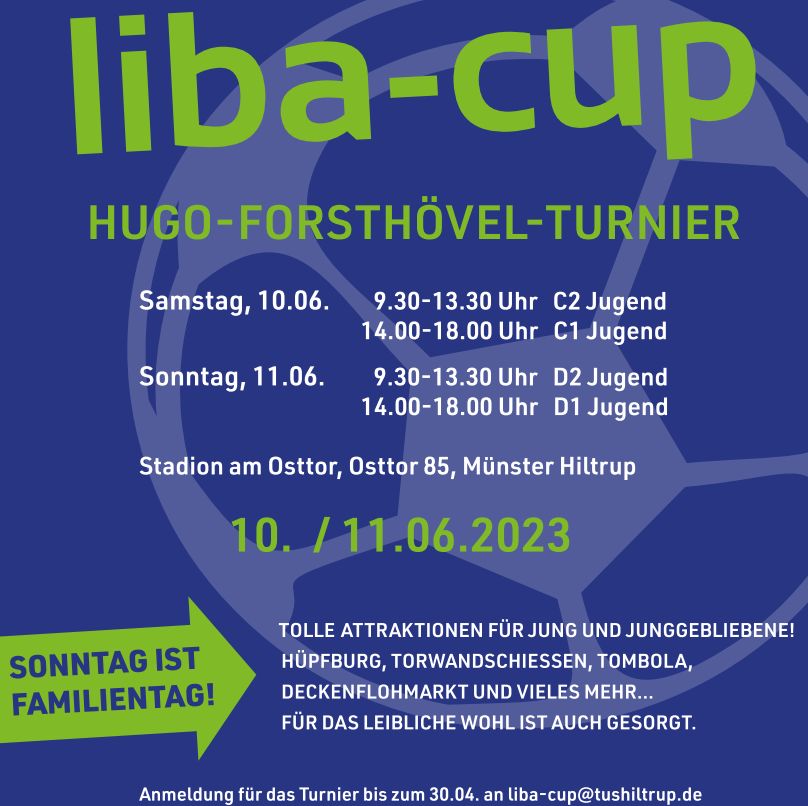Liba-Cup 2023 und Familientag am 10. und 11. Juni